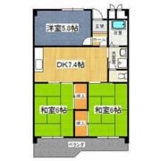 第2コーポはらたの間取り画像