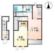 ハイブリッド高松Ⅱの間取り画像