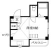 メゾン中一万の間取り画像