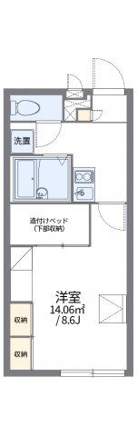 レオパレスカトレアの間取り画像