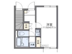 レオネクストセラン髙石Ⅲの間取り画像