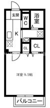 イーストハイコーポ西中原の間取り画像
