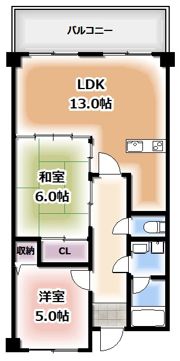 コンフォートステージⅡの間取り画像