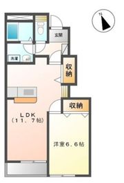ヴィラ アマーブレスの間取り画像