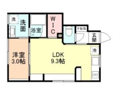 富山市向新庄町4丁目アパートB棟の間取り画像