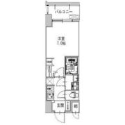 S-RESIDENCE難波大国町Tresの間取り画像