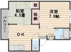 星島コーポA棟の間取り画像
