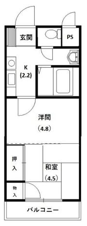 アルシェ浜松の間取り画像
