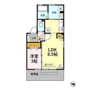 ディールームときわ台 Aの間取り画像