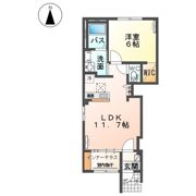 フルール B棟の間取り画像