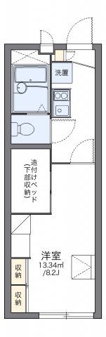 レオパレスハイツファーストの間取り画像