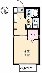 ディアス宇多津 A棟の間取り画像