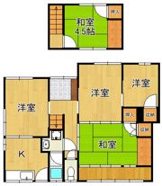 清田2丁目貸家の間取り画像