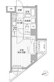 カーサ神明山田の間取り画像