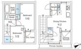 AGRATIO TERRACE 恵比寿（アグレシオ テラス 恵比寿）の間取り画像