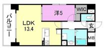 メゾンMB中一万の間取り画像