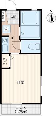 G・Aヒルズ石川町の間取り画像