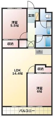 マンションアルボの間取り画像