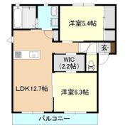 朝日ハウスAの間取り画像