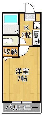 アレックスワン熊本の間取り画像