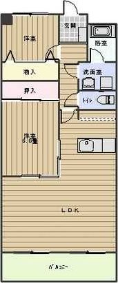 ベルハイツ司の間取り画像
