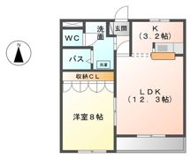 アクアフィールドⅡの間取り画像