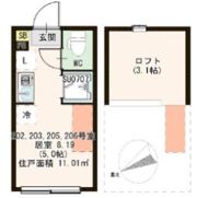 トレフェリクス新小岩の間取り画像