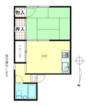 小柳コーポの間取り画像