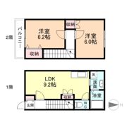 カトルレーヴの間取り画像