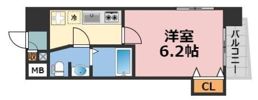 LUXE難波EASTの間取り画像