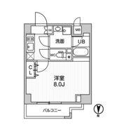 ALTERNA菊川Ⅱの間取り画像