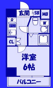 フェルクルール横浜新子安プレセダンヒルズの間取り画像