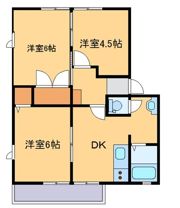 メゾンソレーユ Aの間取り画像