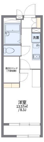 レオパレスカリオストロの間取り画像