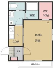 ベルデ東府中の間取り画像