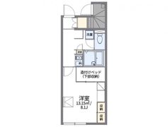 レオパレス菊川の間取り画像