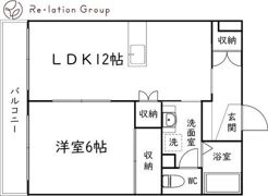 マンションリビエールI【注:①60歳以上オーナー審査有②外国籍不可(法人契約の場合も)】の間取り画像