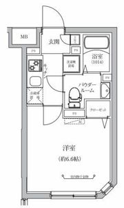 ベルシードステアー目黒武蔵小山の間取り画像