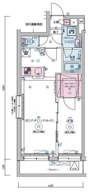 リヴシティ恵比寿の間取り画像