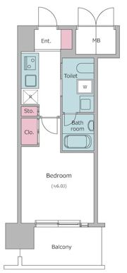 J．GRAN Court京町堀の間取り画像