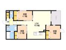 MODERN PALAZZO姪浜2の間取り画像
