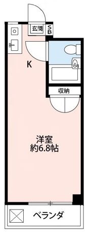 シティ大和田の間取り画像