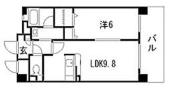 エミネンス西原 壱番館の間取り画像