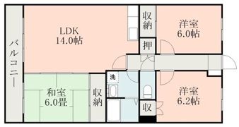 ブルック出水の間取り画像