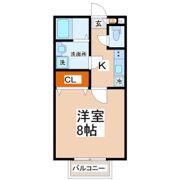 キャピタル大和町Bの間取り画像