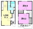 アベニール-F 2の間取り画像