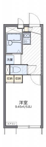 レオパレスヴィラージュ長洲Ⅱの間取り画像