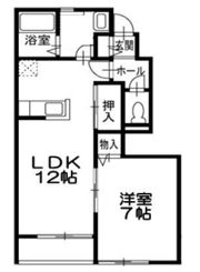 ブリーズ東海神Eの間取り画像