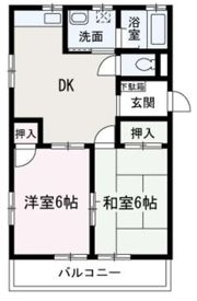 ドミール和光A棟の間取り画像