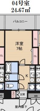 Luxe芦屋南の間取り画像